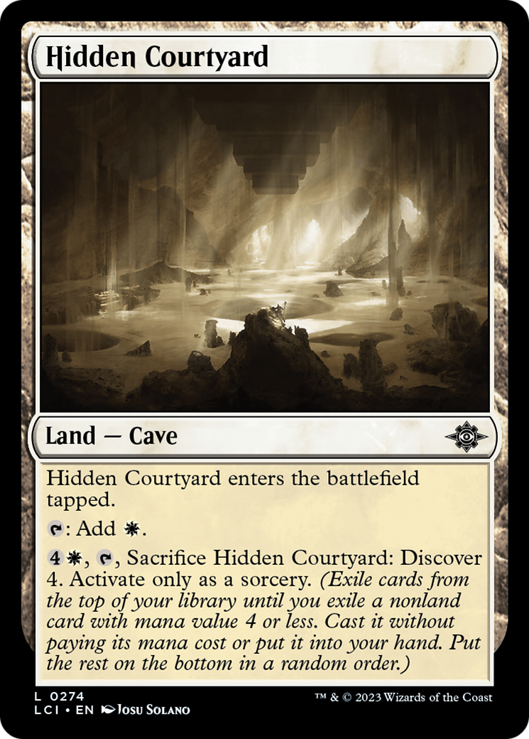 Hidden Courtyard [The Lost Caverns of Ixalan] | Golgari Games