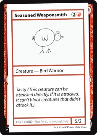 Seasoned Weaponsmith (2021 Edition) [Mystery Booster Playtest Cards] | Local Legends