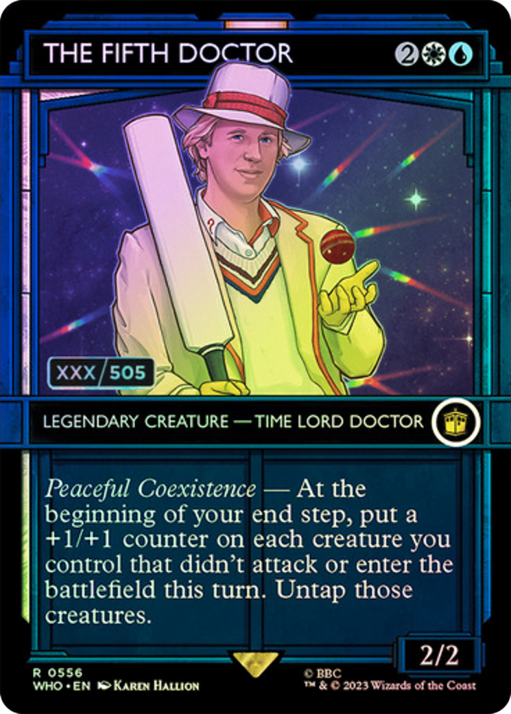 The Fifth Doctor (Serial Numbered) [Doctor Who] | Golgari Games