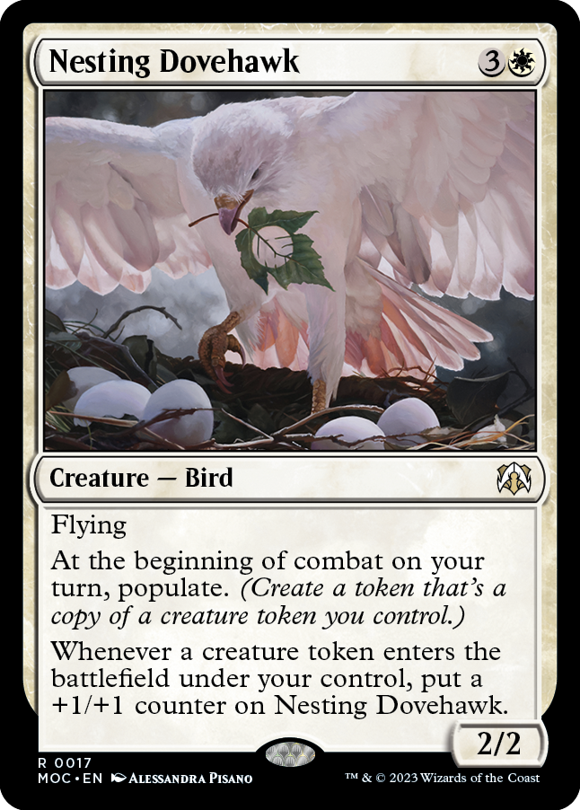 Nesting Dovehawk [March of the Machine Commander] | Golgari Games