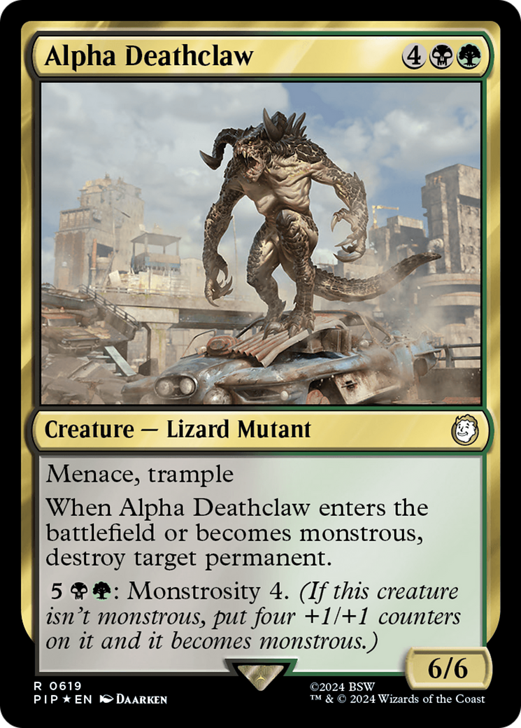 Alpha Deathclaw (Surge Foil) [Fallout] | Local Legends