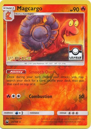 Magcargo (24/168) (League Promo 1st Place) [Sun & Moon: Celestial Storm] | Local Legends