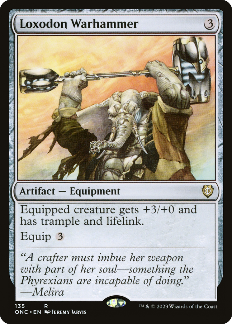 Loxodon Warhammer [Phyrexia: All Will Be One Commander] | Golgari Games