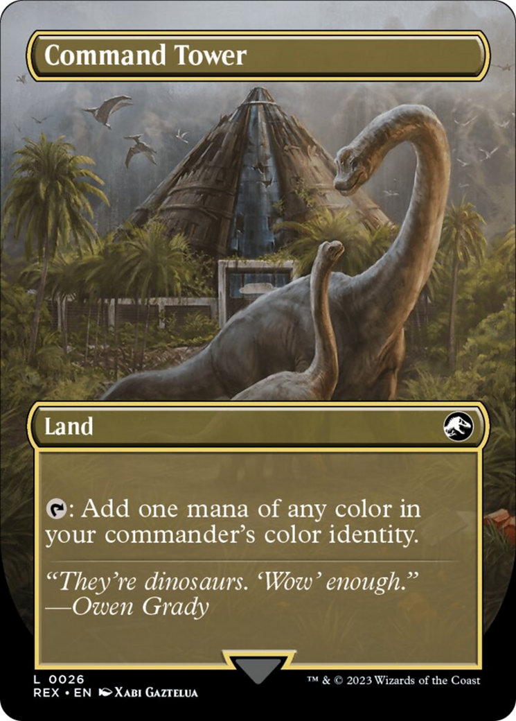 Command Tower // Command Tower (Borderless) [Jurassic World Collection] | Local Legends