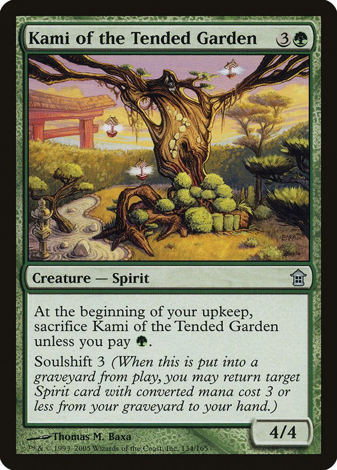 Kami of the Tended Garden [Saviors of Kamigawa] | Golgari Games