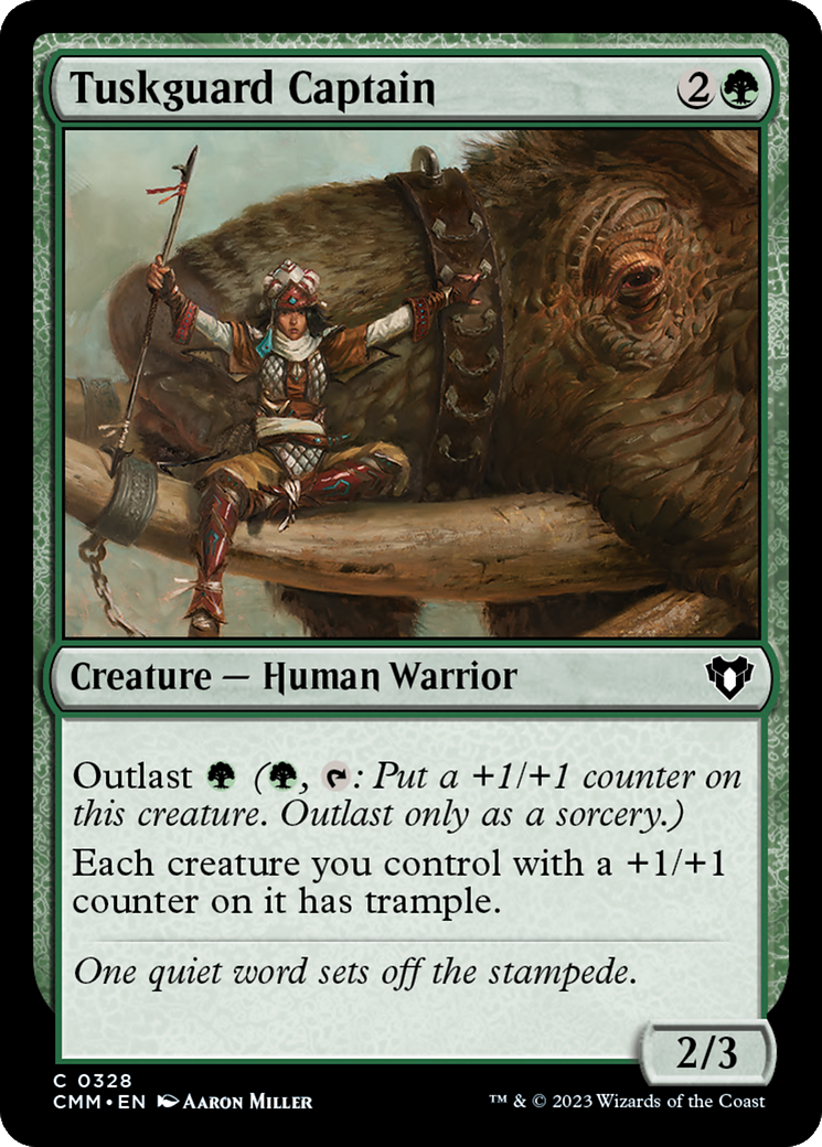 Tuskguard Captain [Commander Masters] | Golgari Games