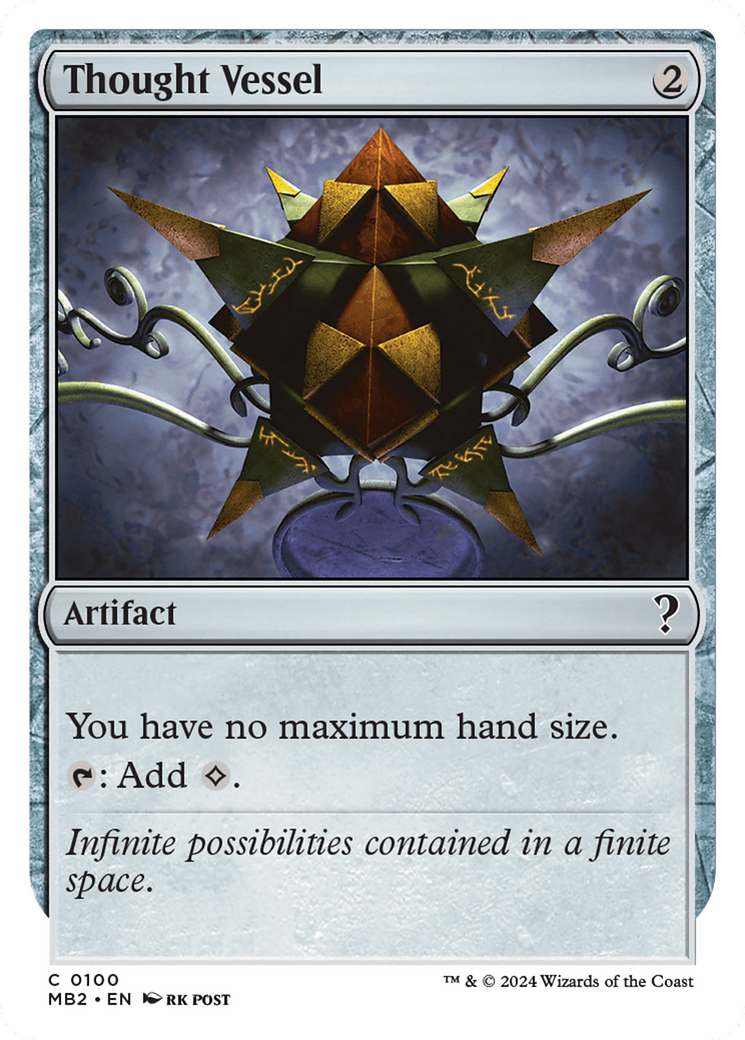 Thought Vessel (White Border) [Mystery Booster 2] | Local Legends