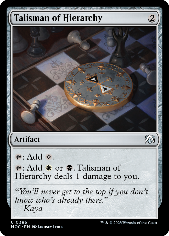 Talisman of Hierarchy [March of the Machine Commander] | Local Legends