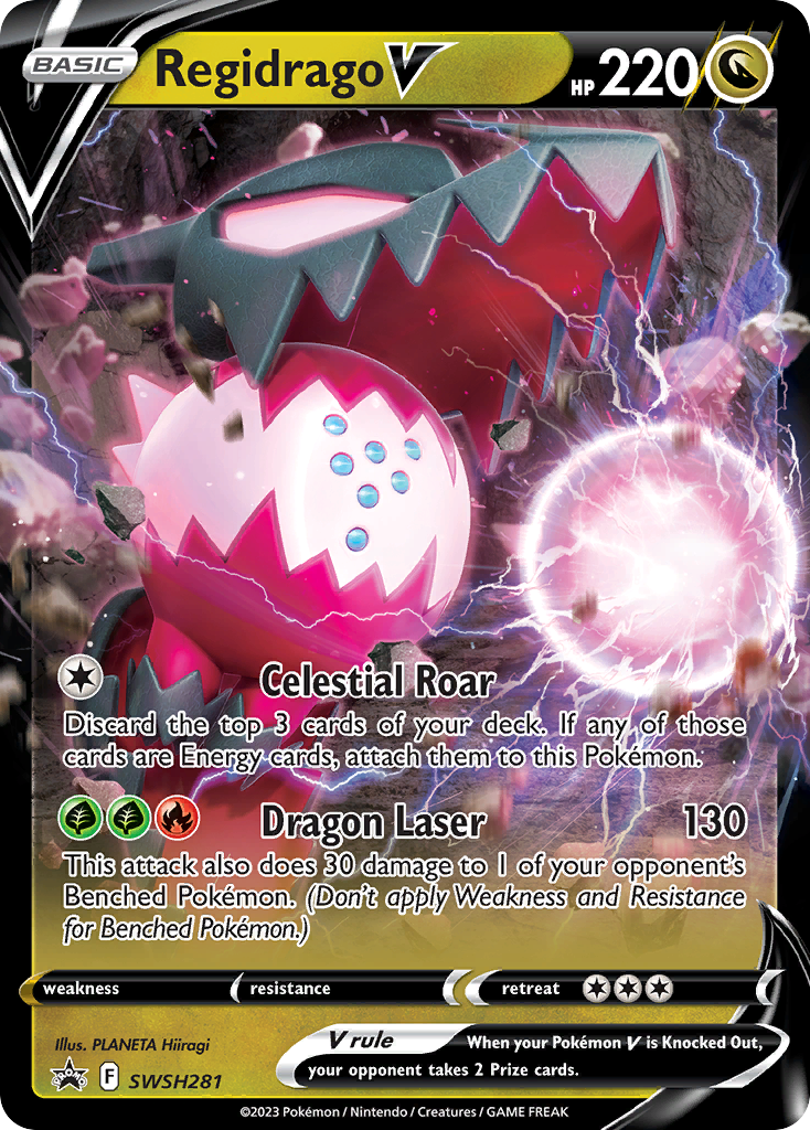 Regidrago V (SWSH281) (Jumbo Card) [Sword & Shield: Black Star Promos] | Local Legends