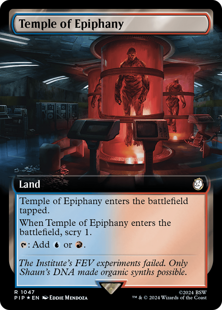 Temple of Epiphany (Extended Art) (Surge Foil) [Fallout] | Local Legends