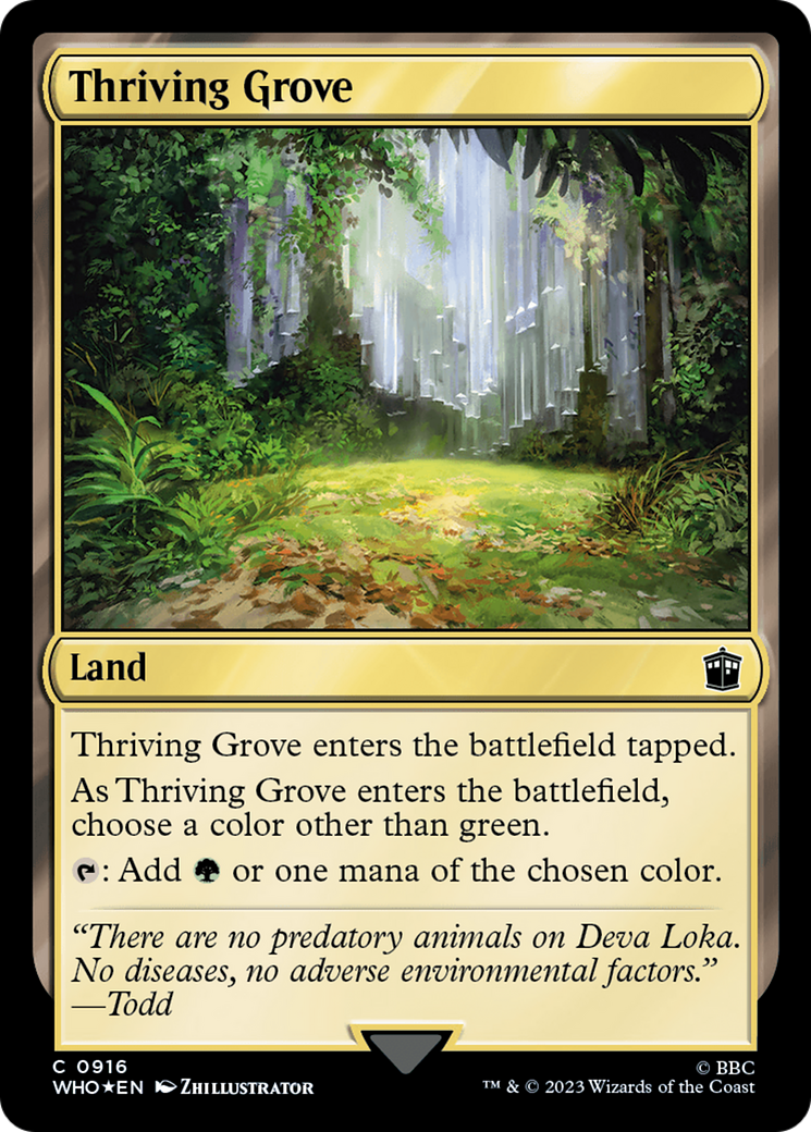 Thriving Grove (Surge Foil) [Doctor Who] | Local Legends