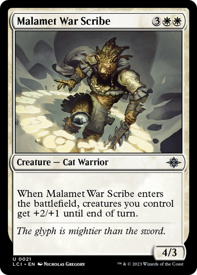 Malamet War Scribe [The Lost Caverns of Ixalan] | Golgari Games