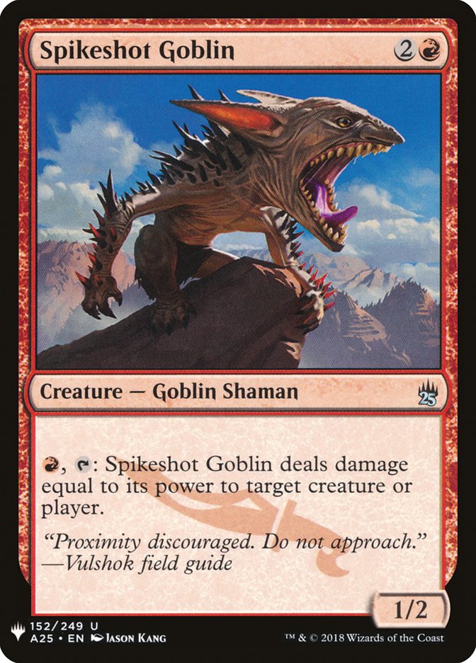 Spikeshot Goblin [Mystery Booster] | Local Legends