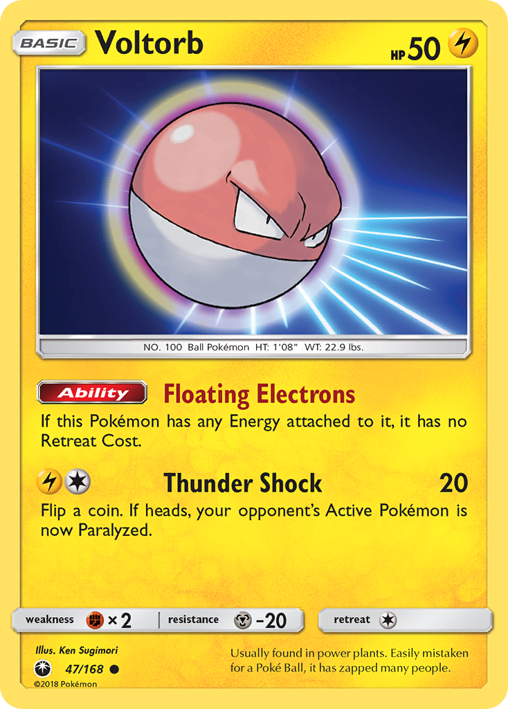 Voltorb (47/168) [Sun & Moon: Celestial Storm] | Local Legends