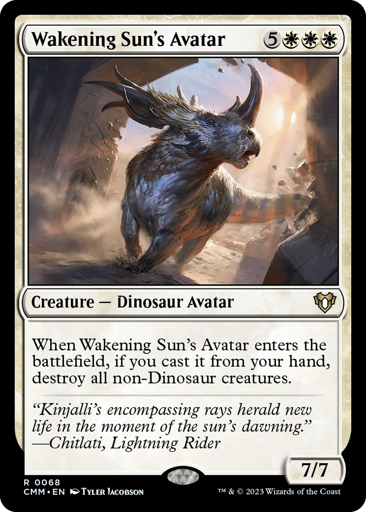 Wakening Sun's Avatar [Commander Masters] | Golgari Games