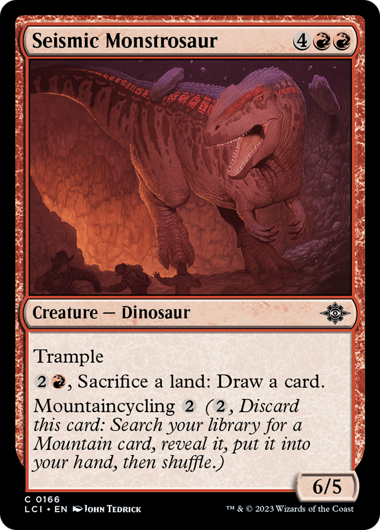 Seismic Monstrosaur [The Lost Caverns of Ixalan] | Golgari Games