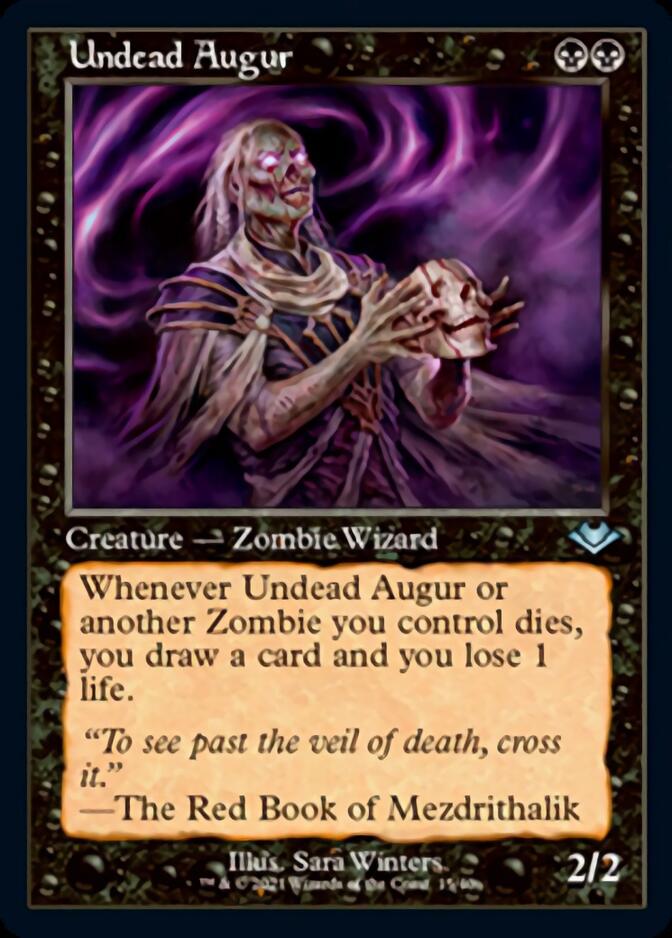 Undead Augur (Retro Foil Etched) [Modern Horizons] | Golgari Games