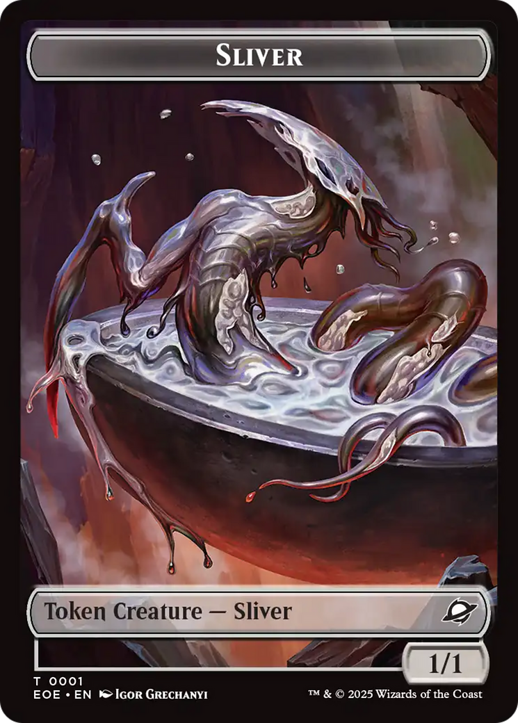 Robot // Sliver Double-Sided Token [Edge of Eternities Tokens] | Local Legends