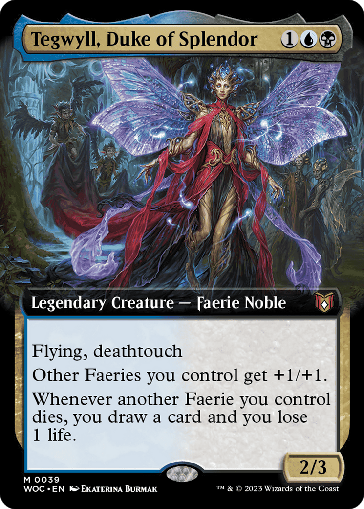 Tegwyll, Duke of Splendor (Extended Art) [Wilds of Eldraine Commander] | Local Legends