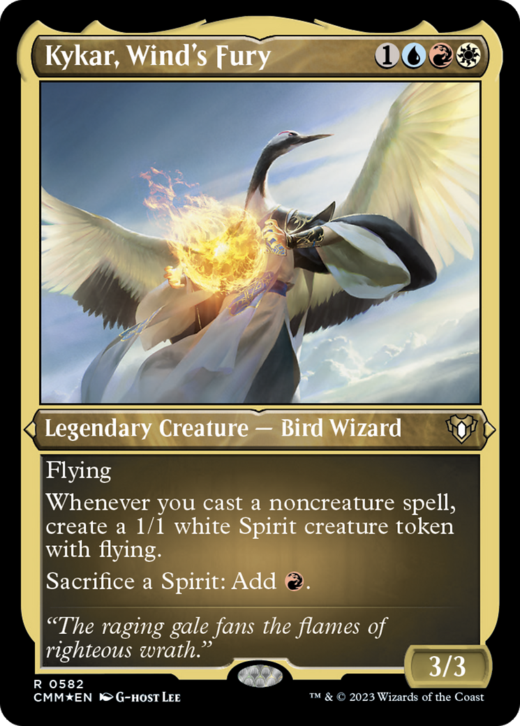 Kykar, Wind's Fury (Foil Etched) [Commander Masters] | Local Legends
