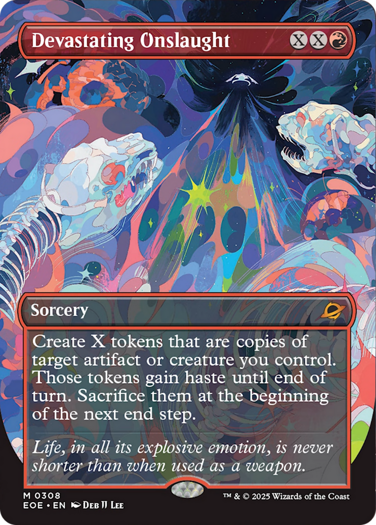 Devastating Onslaught (Borderless) [Edge of Eternities] | Local Legends