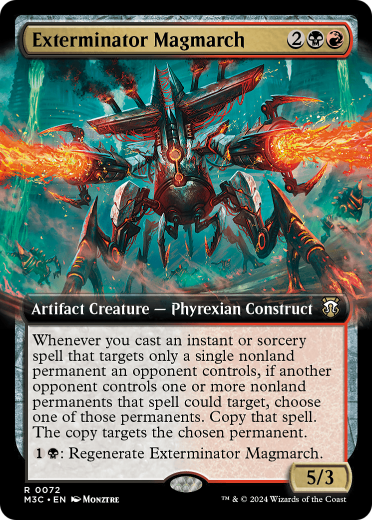 Exterminator Magmarch (Extended Art) [Modern Horizons 3 Commander] | Local Legends