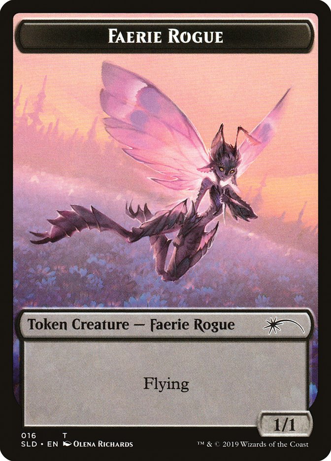 Faerie Rogue Token (016) [Secret Lair Drop Series] | Golgari Games