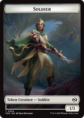 Solider (0004) // Solider (0005) Double-Sided Token [Tarkir: Dragonstorm Tokens] | Local Legends