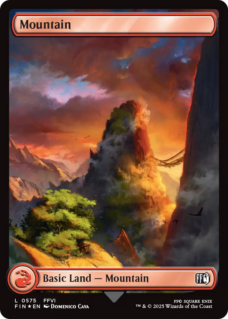 Mountain (0575) (Surge Foil) [FINAL FANTASY] | Local Legends