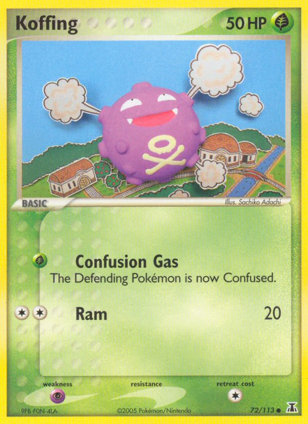 Koffing (72/113) [EX: Delta Species] | Local Legends