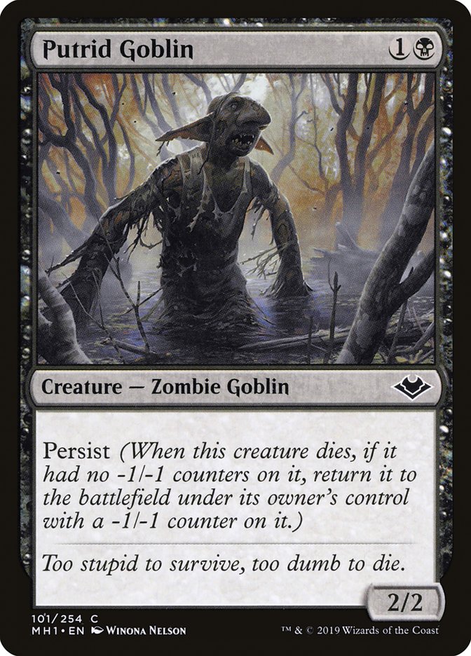 Putrid Goblin [Modern Horizons] | Golgari Games