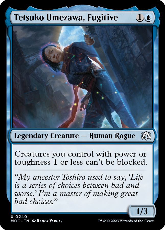 Tetsuko Umezawa, Fugitive [March of the Machine Commander] | Local Legends