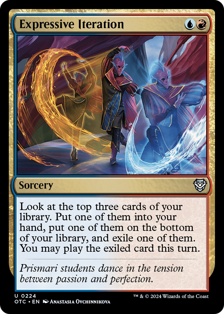 Expressive Iteration [Outlaws of Thunder Junction Commander] | Local Legends