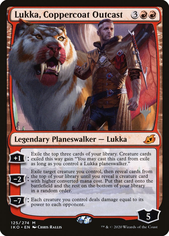 Lukka, Coppercoat Outcast (Promo Pack) [Ikoria: Lair of Behemoths Promos] | Local Legends