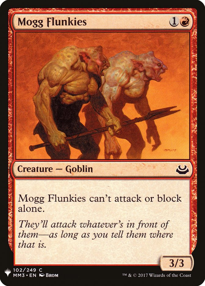 Mogg Flunkies [Mystery Booster] | Local Legends