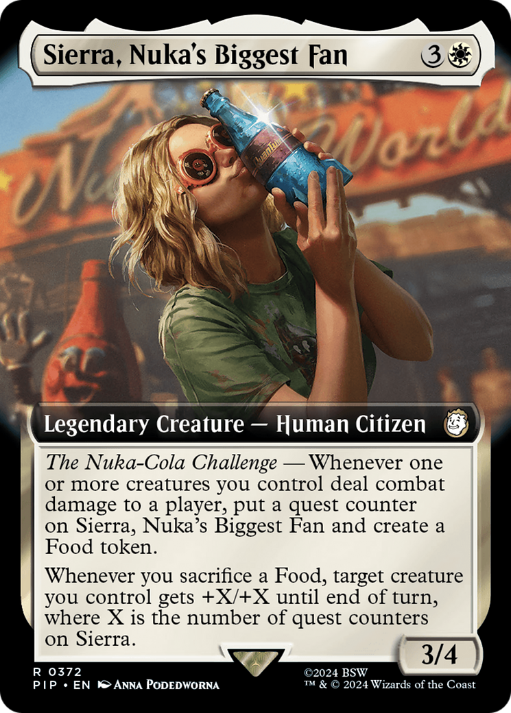 Sierra, Nuka's Biggest Fan (Extended Art) [Fallout] | Golgari Games