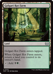 Golgari Rot Farm [Duskmourn: House of Horror Commander] | Local Legends