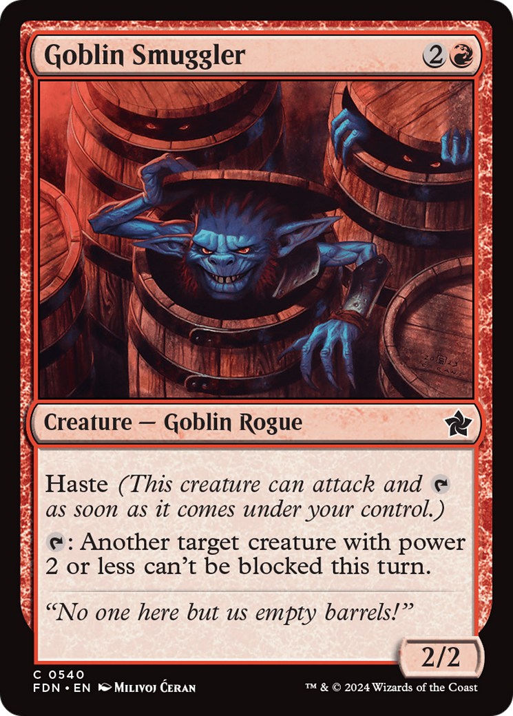 Goblin Smuggler [Foundations] | Local Legends