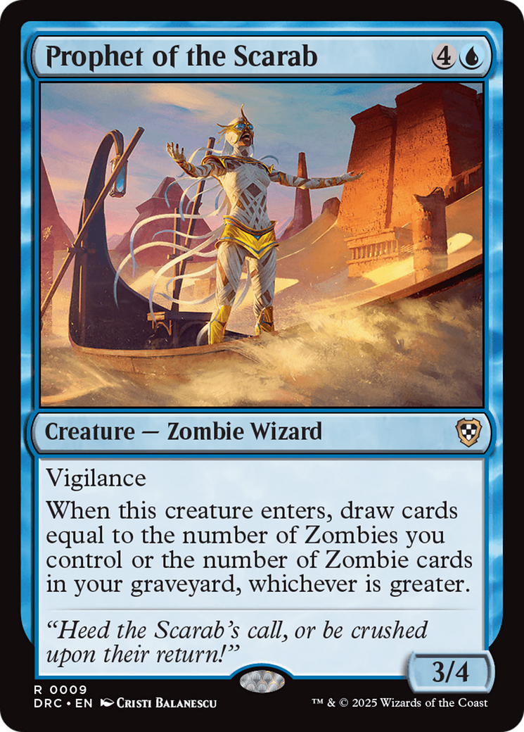 Prophet of the Scarab [Aetherdrift Commander] | Local Legends