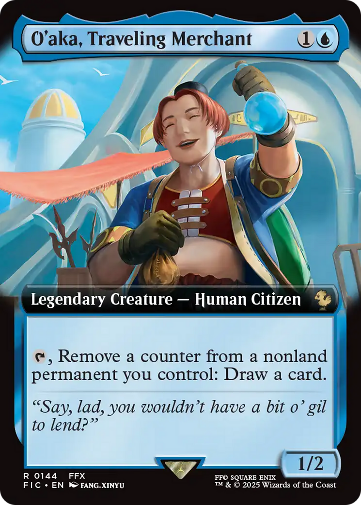O'aka, Traveling Merchant (Extended Art) [FINAL FANTASY Commander] | Local Legends
