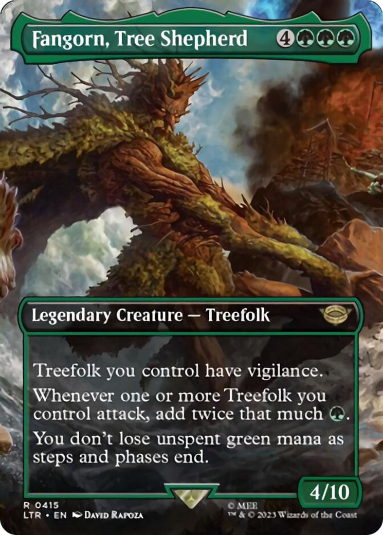 Fangorn, Tree Shepherd (Borderless Alternate Art) [The Lord of the Rings: Tales of Middle-Earth] | Golgari Games