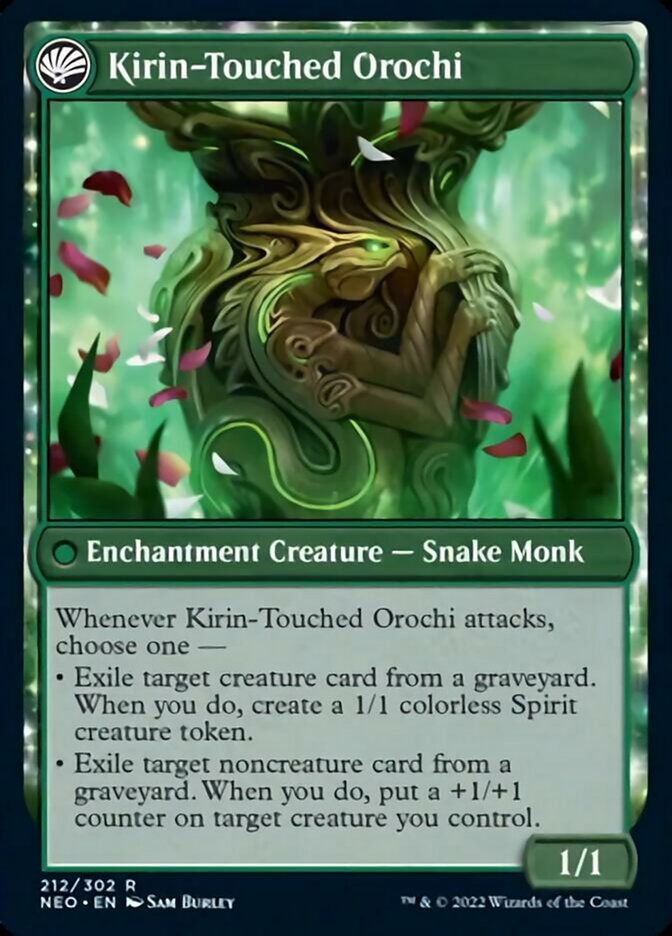 Teachings of the Kirin // Kirin-Touched Orochi [Kamigawa: Neon Dynasty] | Golgari Games