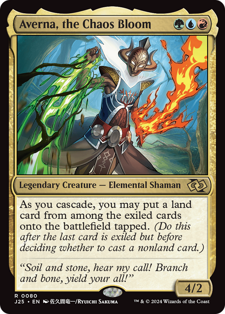 Averna, the Chaos Bloom (Anime) [Foundations Jumpstart] | Local Legends