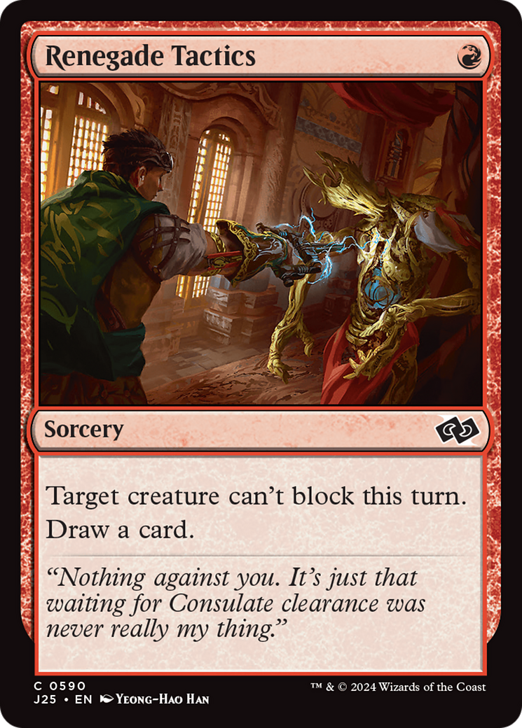 Renegade Tactics [Foundations Jumpstart] | Local Legends