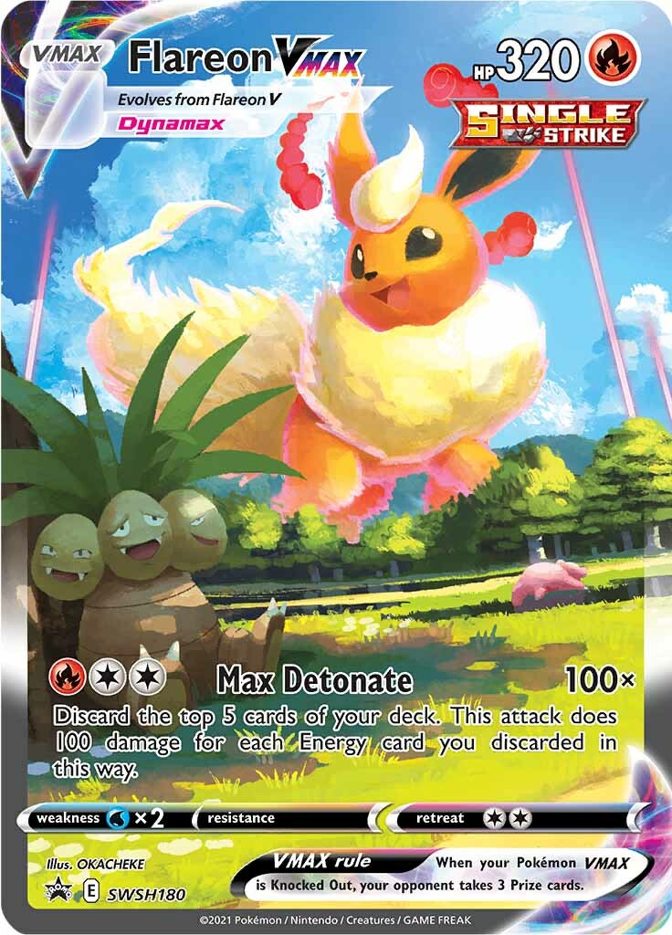 Flareon VMAX (SWSH180) [Sword & Shield: Black Star Promos] | Local Legends