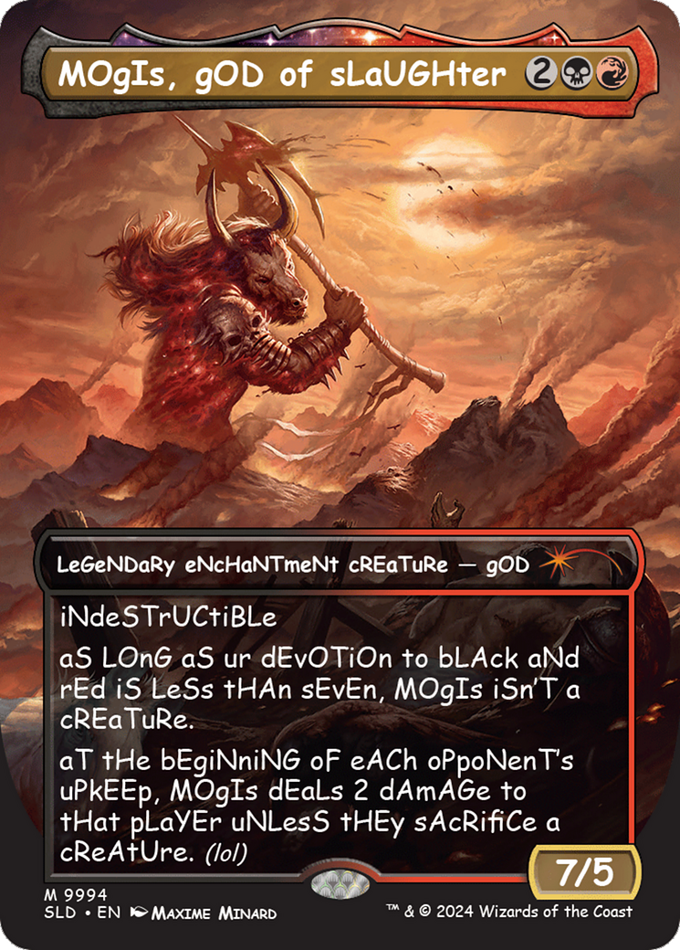 MOgIs, gOD of sLaUGHter (9994) [Secret Lair Drop Series] | Local Legends