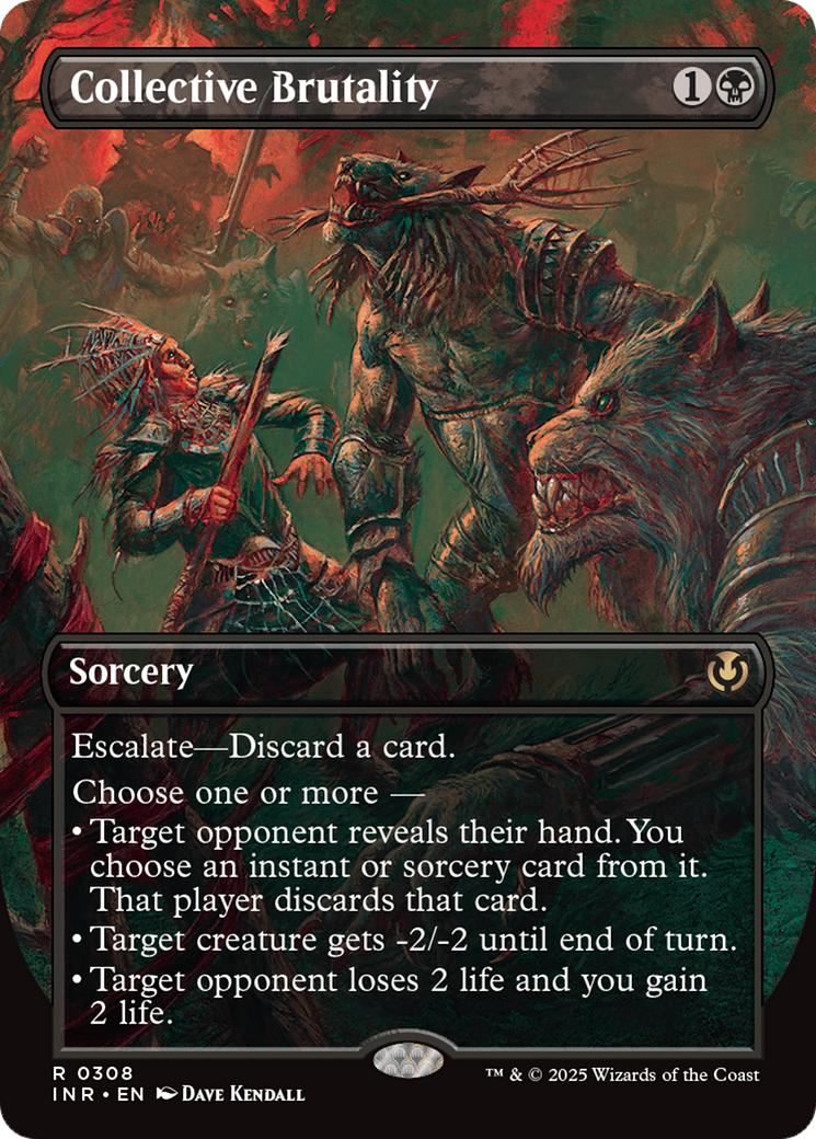 Collective Brutality (Borderless) [Innistrad Remastered] | Local Legends