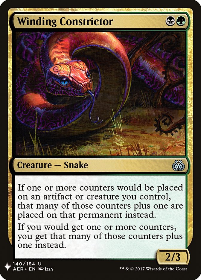 Winding Constrictor [Mystery Booster] | Golgari Games