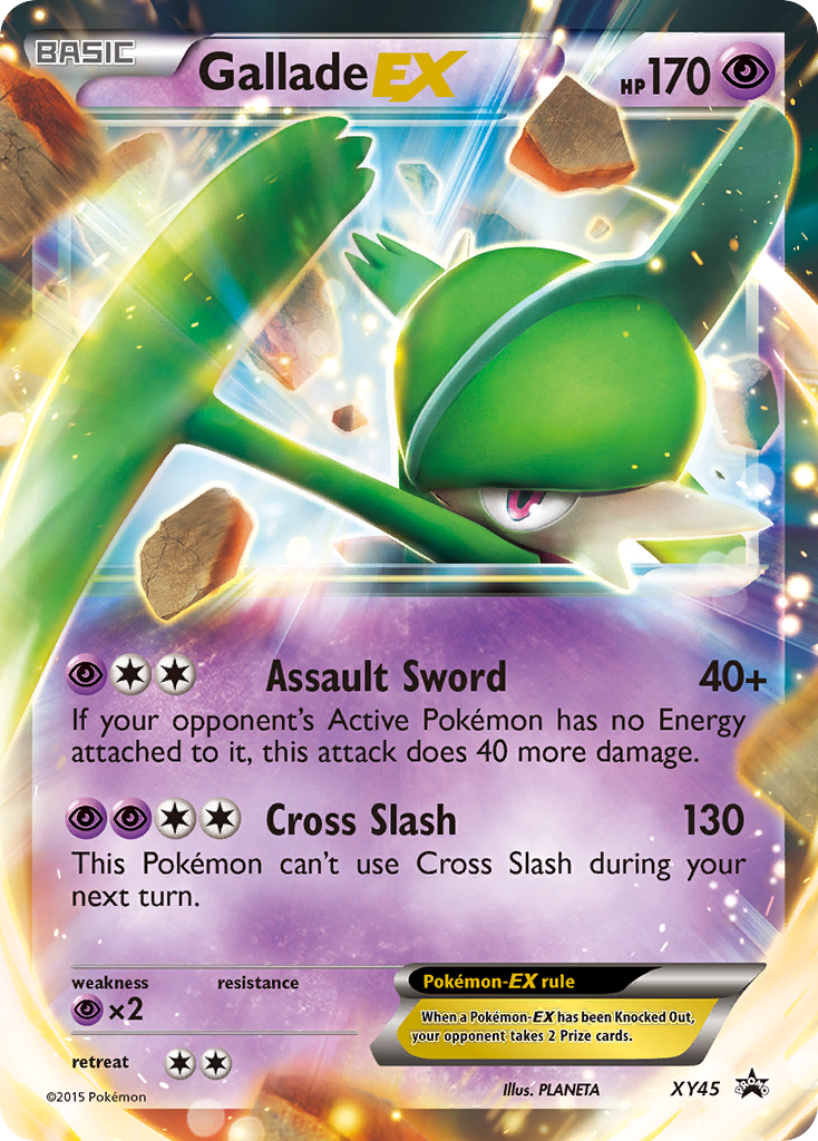 Gallade EX (XY45) [XY: Black Star Promos] | Golgari Games