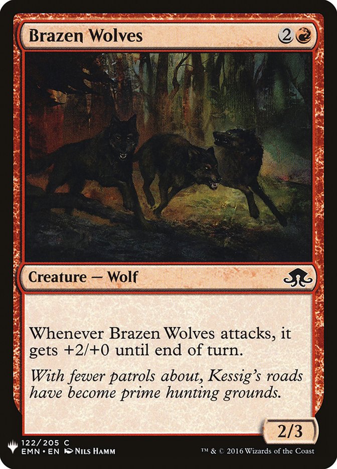 Brazen Wolves [Mystery Booster] | Golgari Games